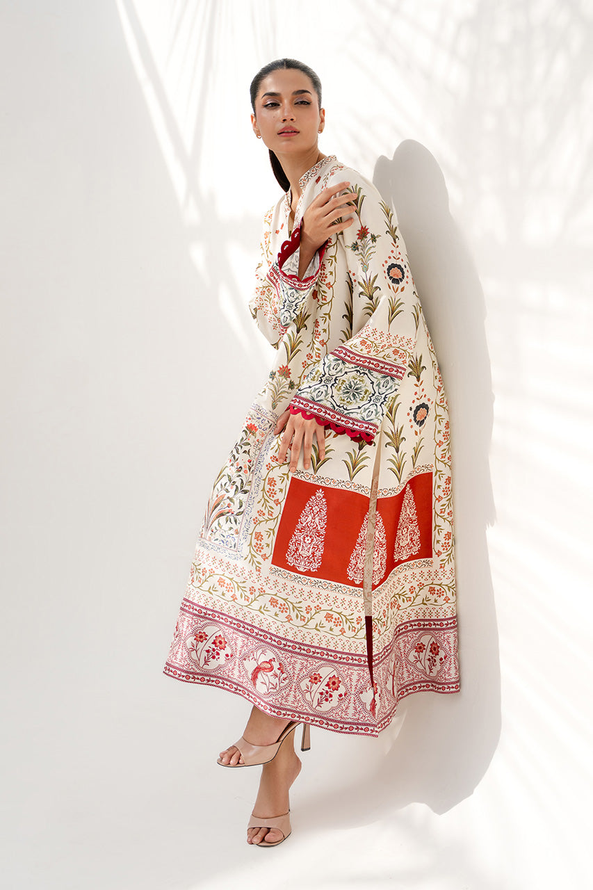 1. Haya & Kalos contemporary modest outfit with Georgette Chiffon scarf