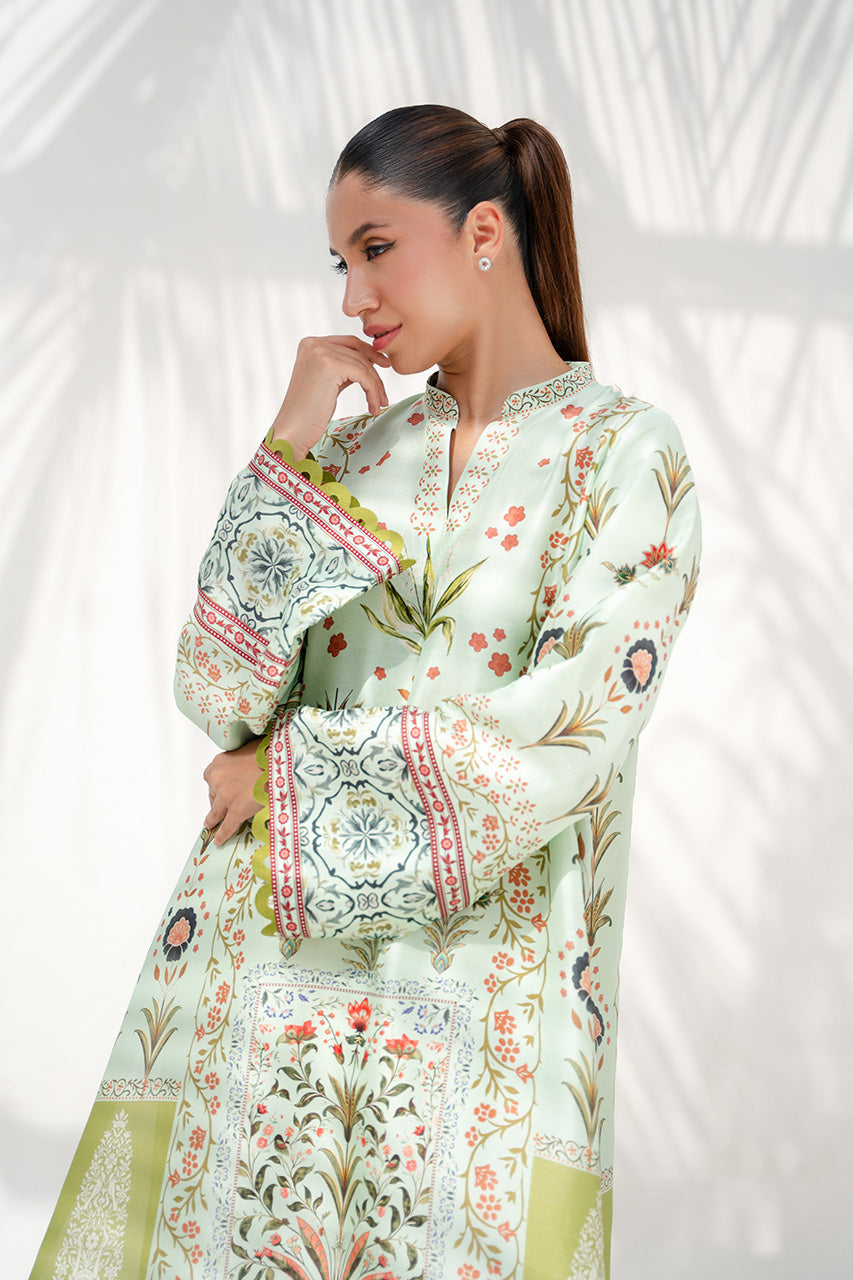 Satin Solstice Atelier Modest Co-Ord Set with Scarf