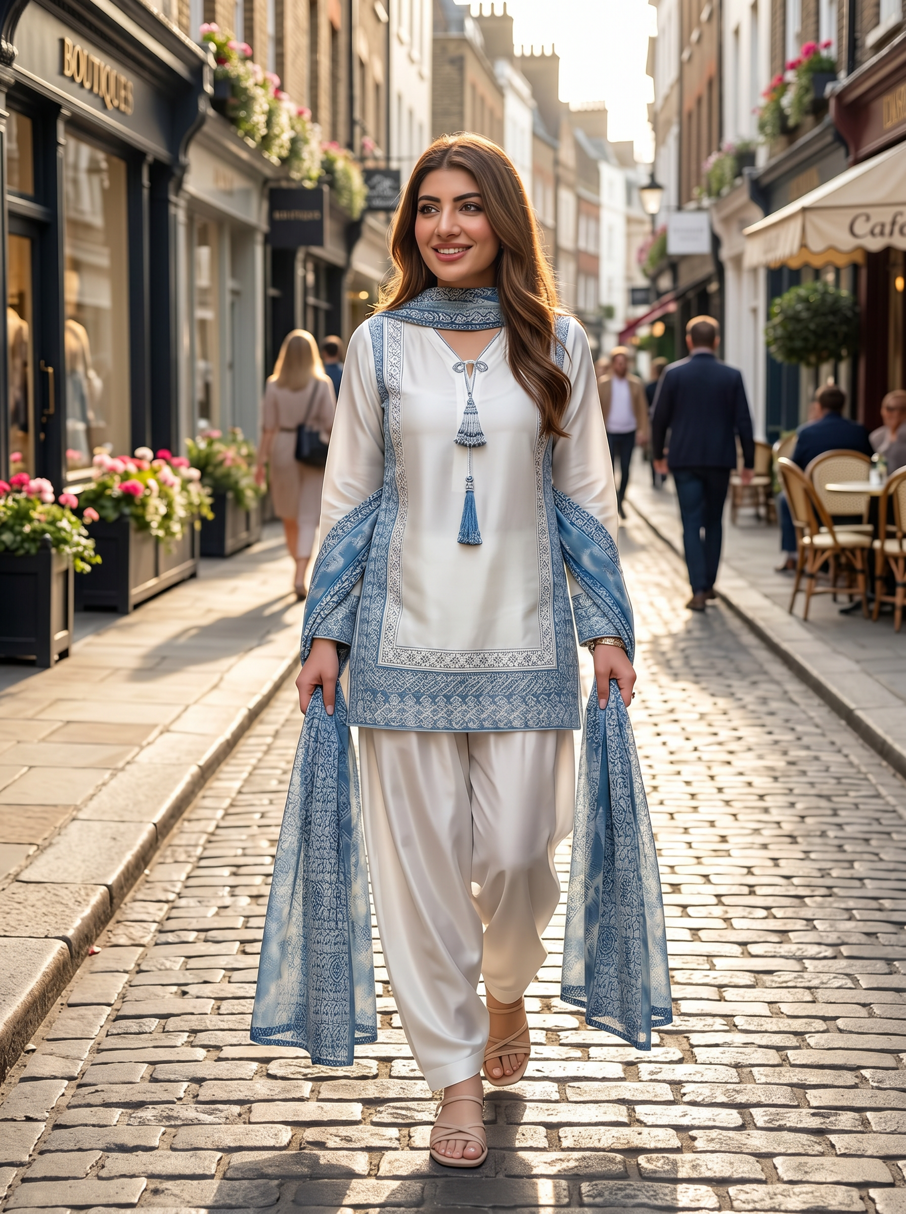 luxury natural silk modest wear women