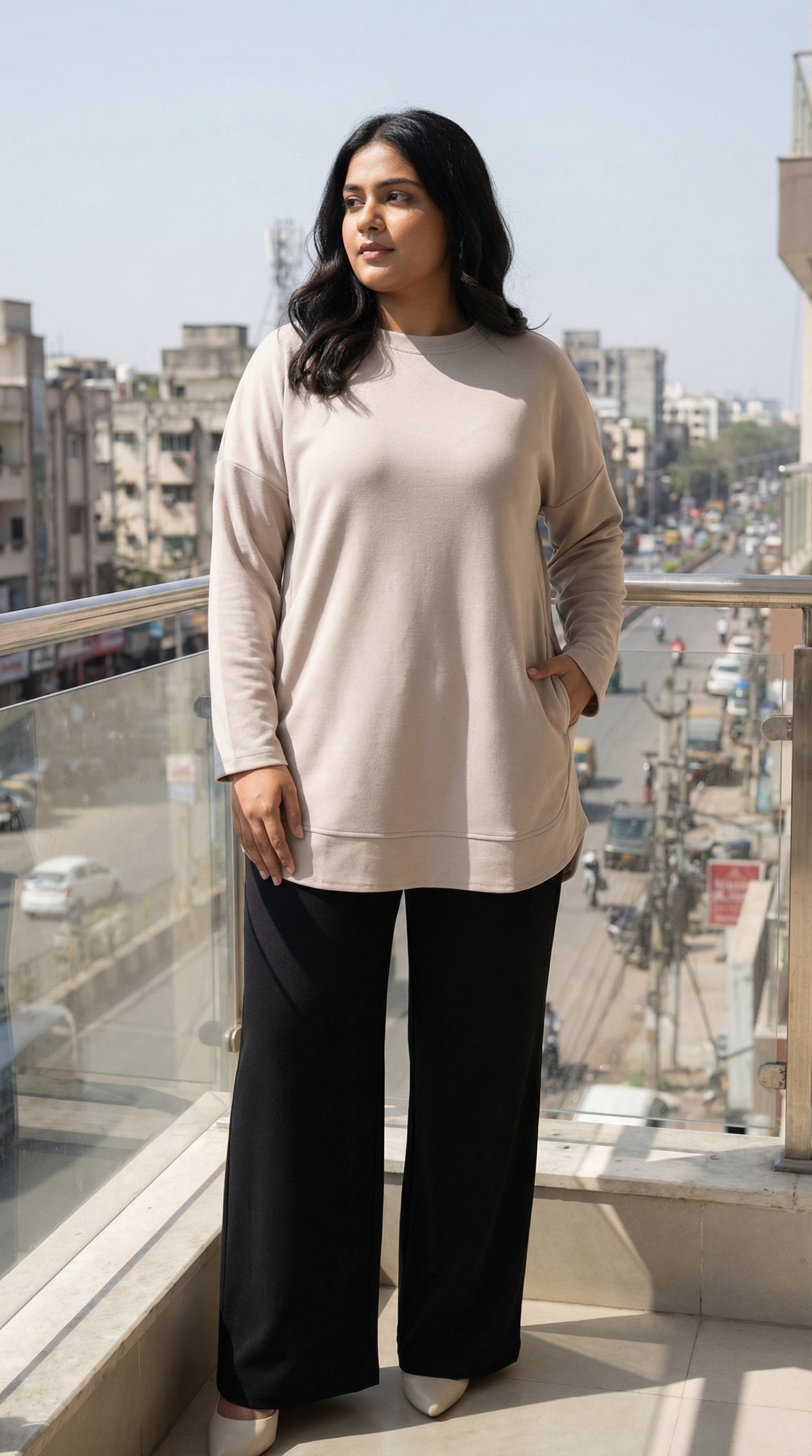 premium modest tunic full sleeves women