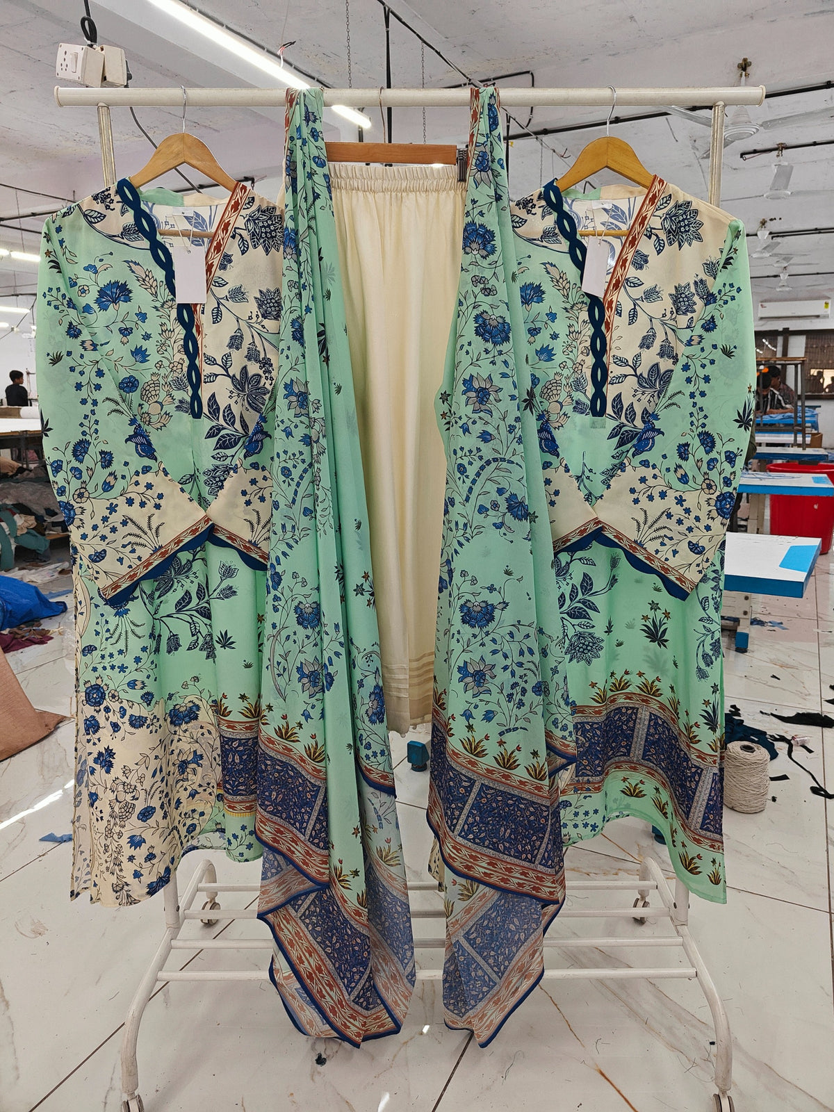 Solenne Drift Atelier Modest Co-Ord Set with Scarf