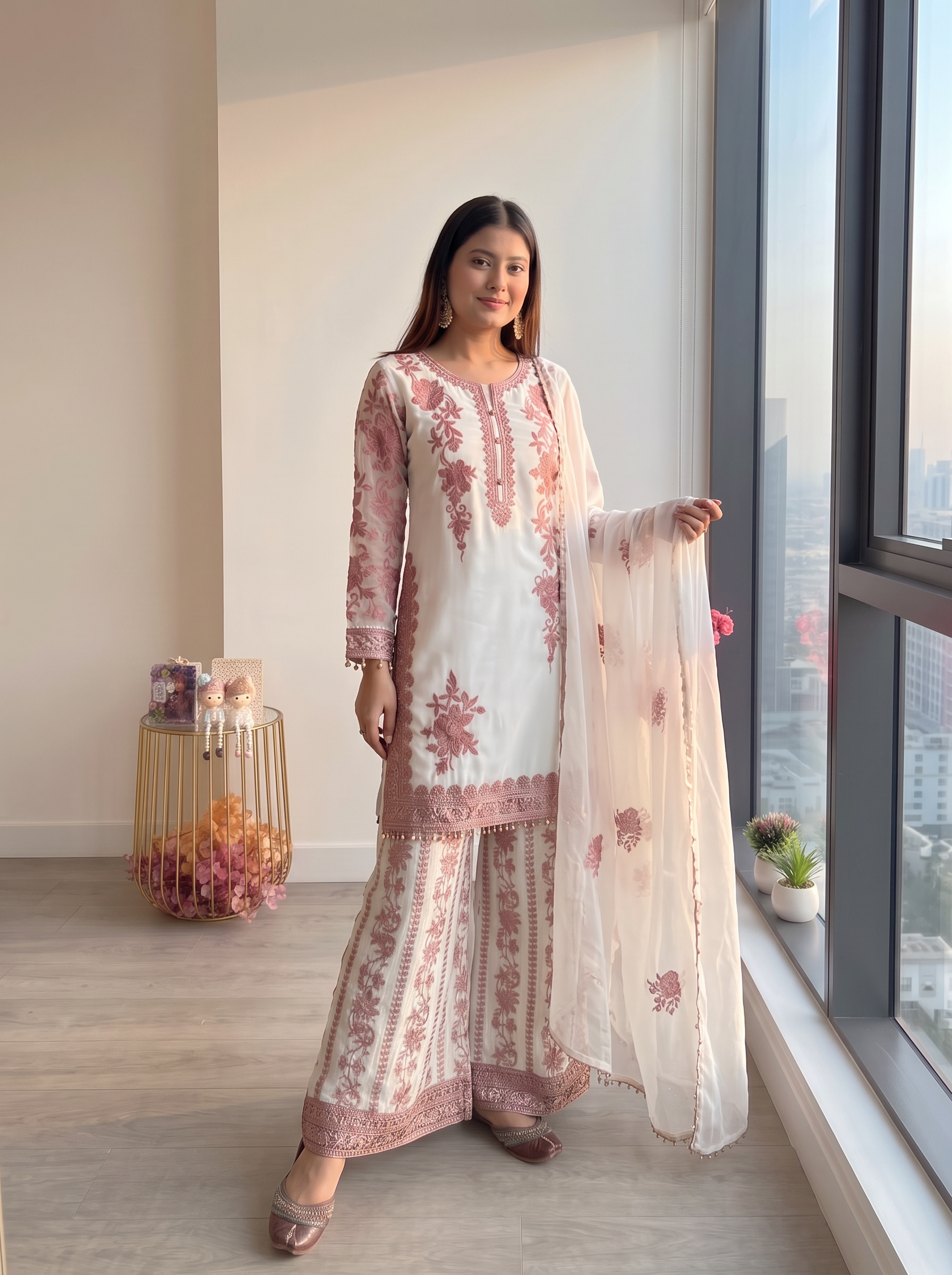 Zareen Pearl Luxe Atelier Modest Co-Ord Set
