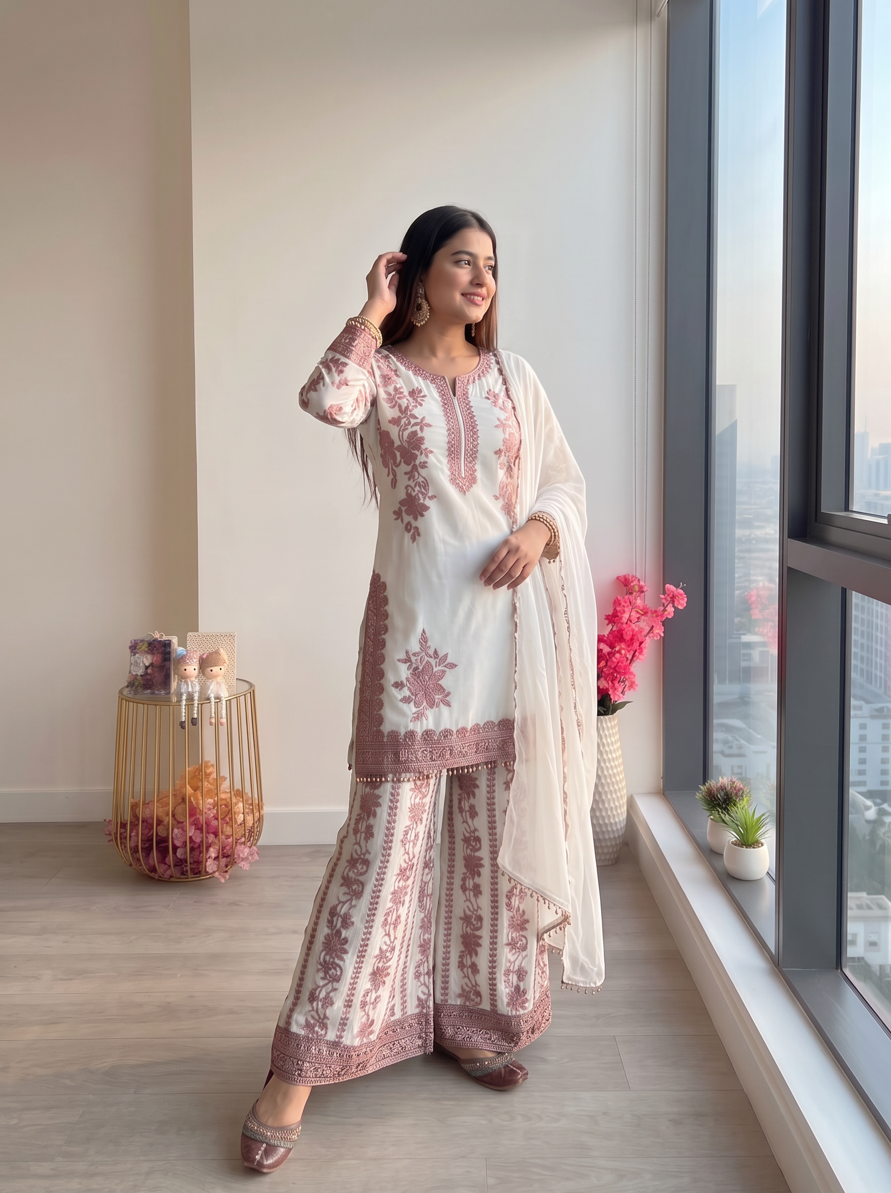 Zareen Pearl Luxe Atelier Modest Co-Ord Set