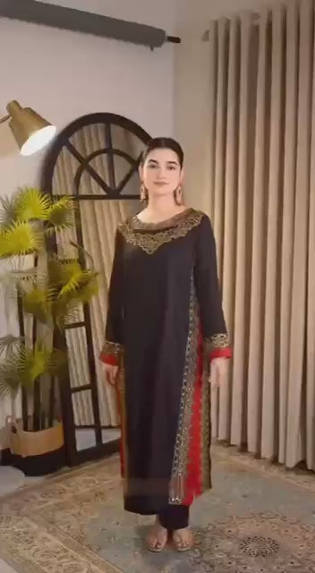 luxury modest co ord set women