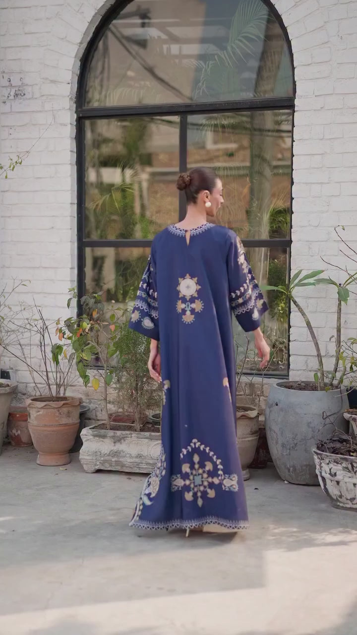Elegant modest co-ord set with natural viscose trousers