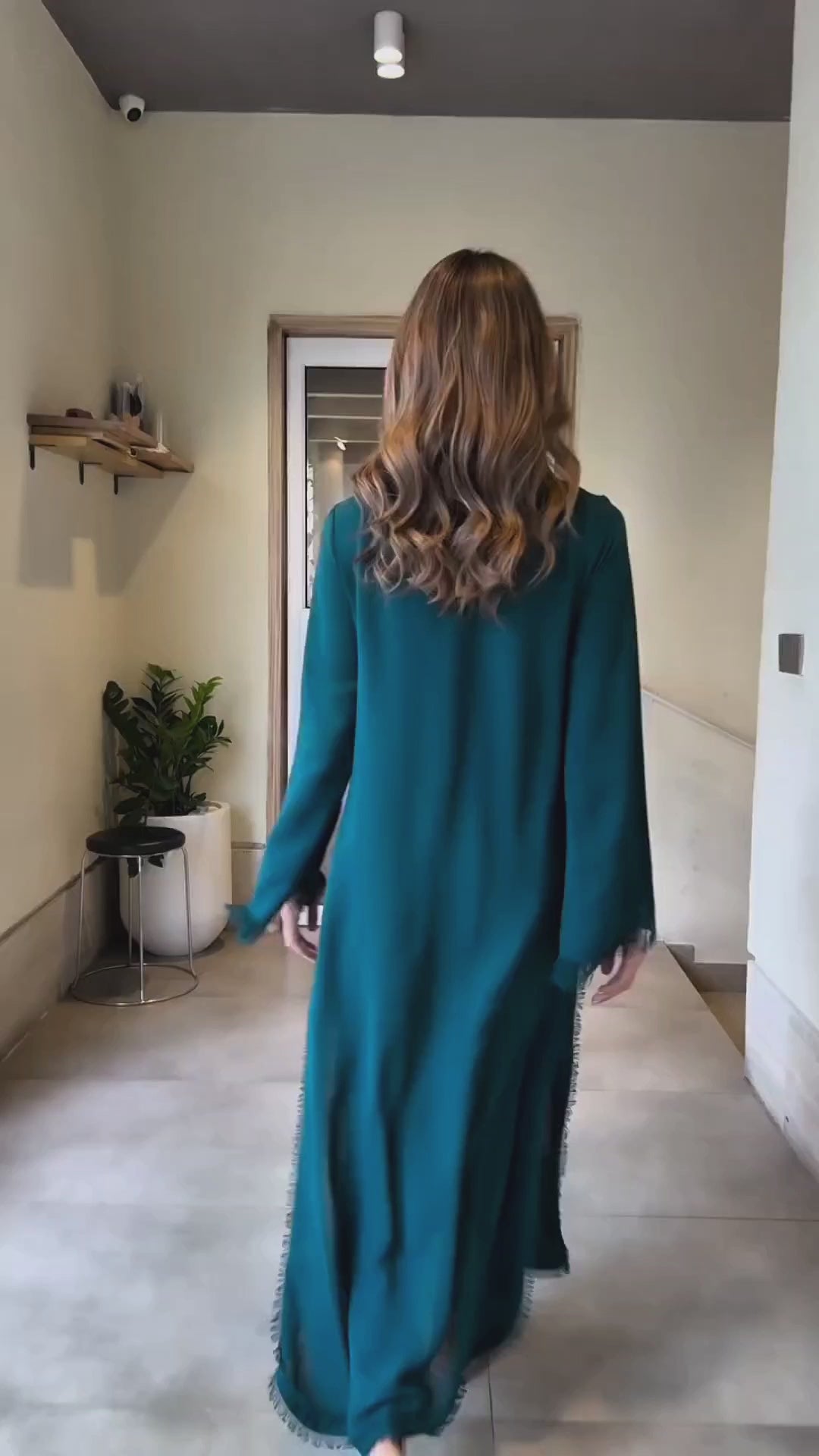 Denim Blue FlowGrace Modest Co-Ord Set