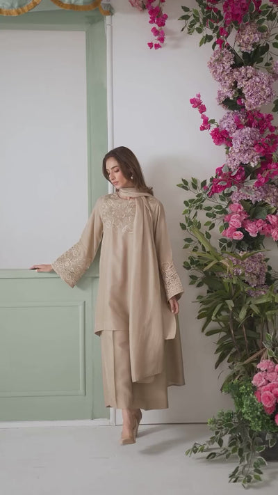 Royal Silk Blend modest coord set