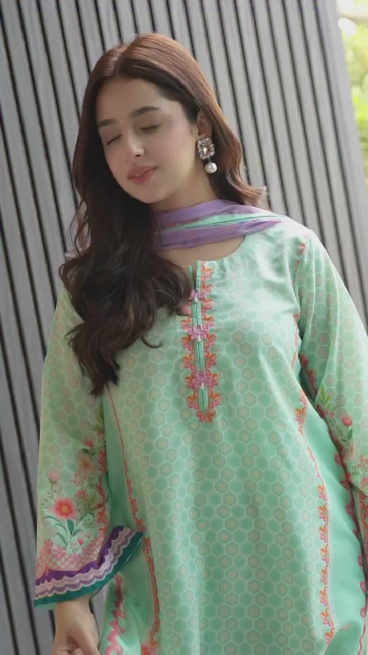 floral printed modest outfit women