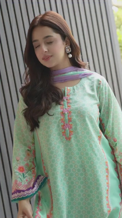floral printed modest outfit women