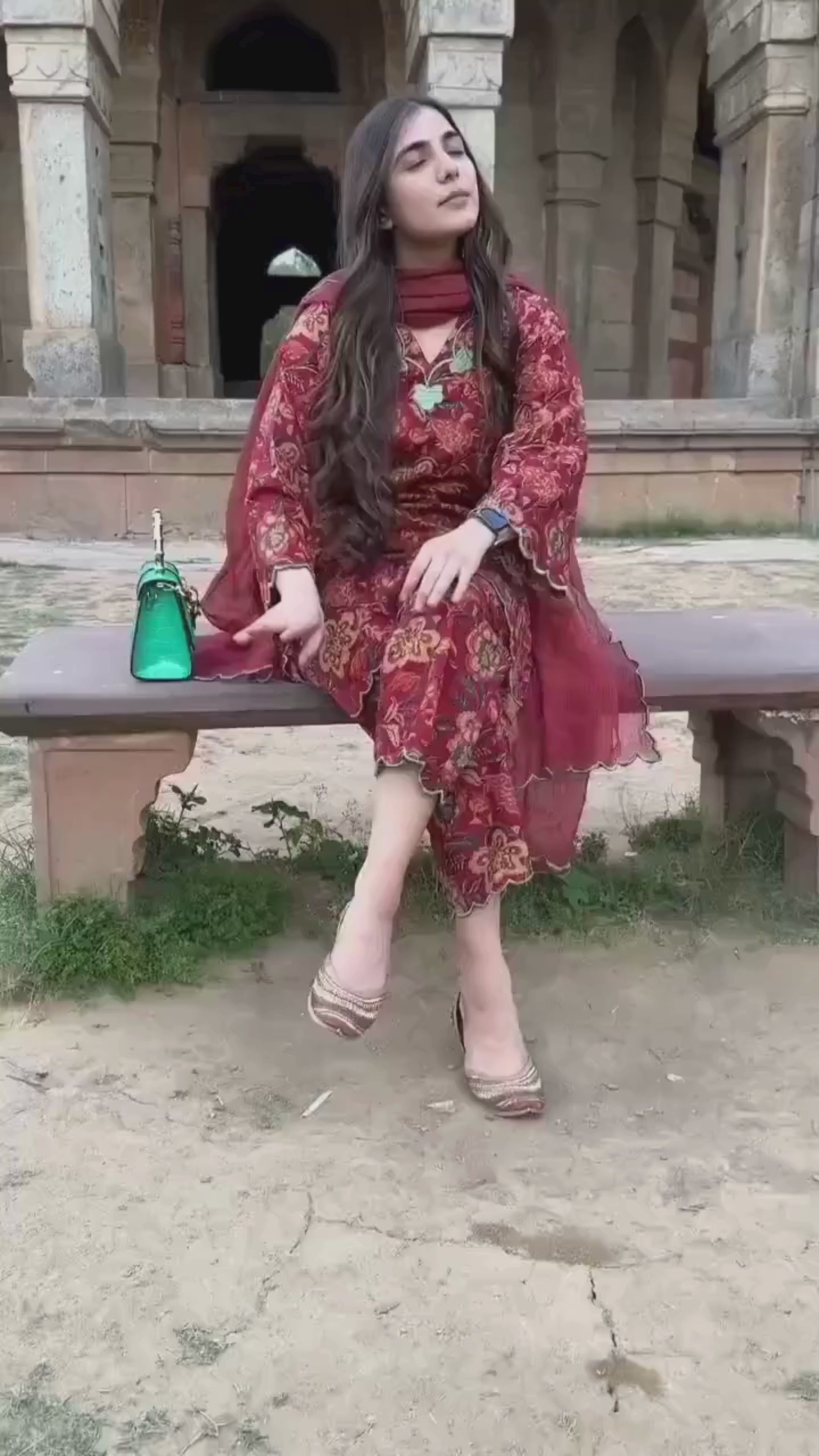 embroidered kotadoria dupatta outfit